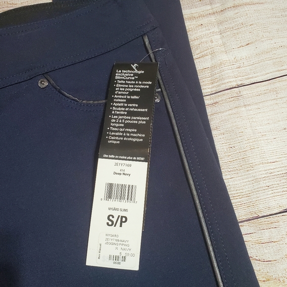 NWT Nygard Slims Deep Navy Jeggings - Picture 8 of 10
